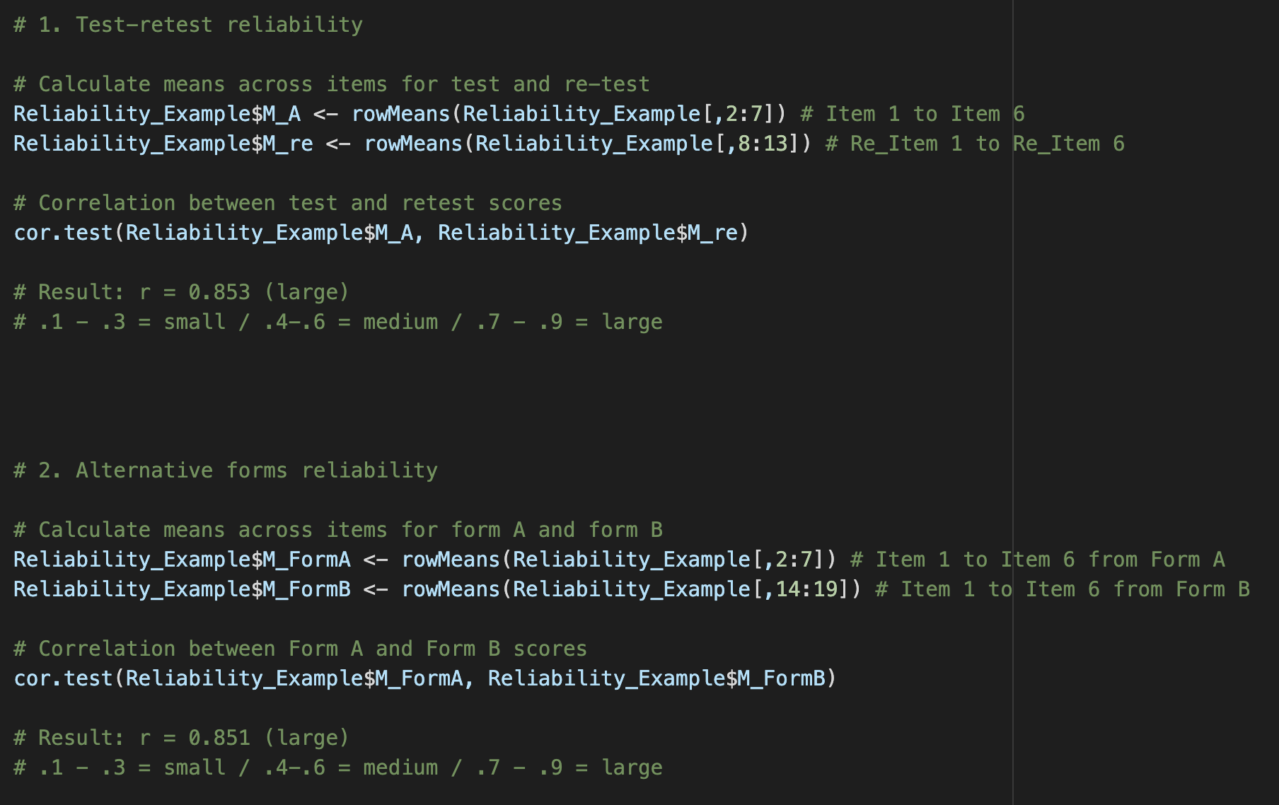 <p>Lab 2 - Reliability related to Measurement</p>