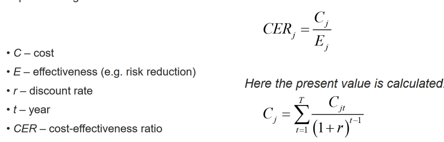 <p>Tool to identify <strong>what alternative</strong> achieves a <strong>specified target</strong> to the <strong>lowest cost</strong></p>