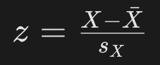 <p><strong>Interpret</strong> <br><span>Standard Score (z-Score)</span></p>