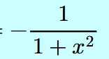 <p>What is this the derivative of?</p>