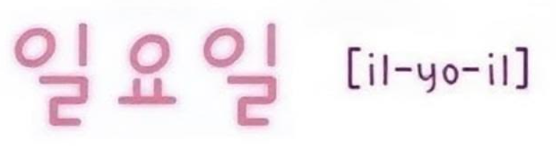 <p>일요일</p>