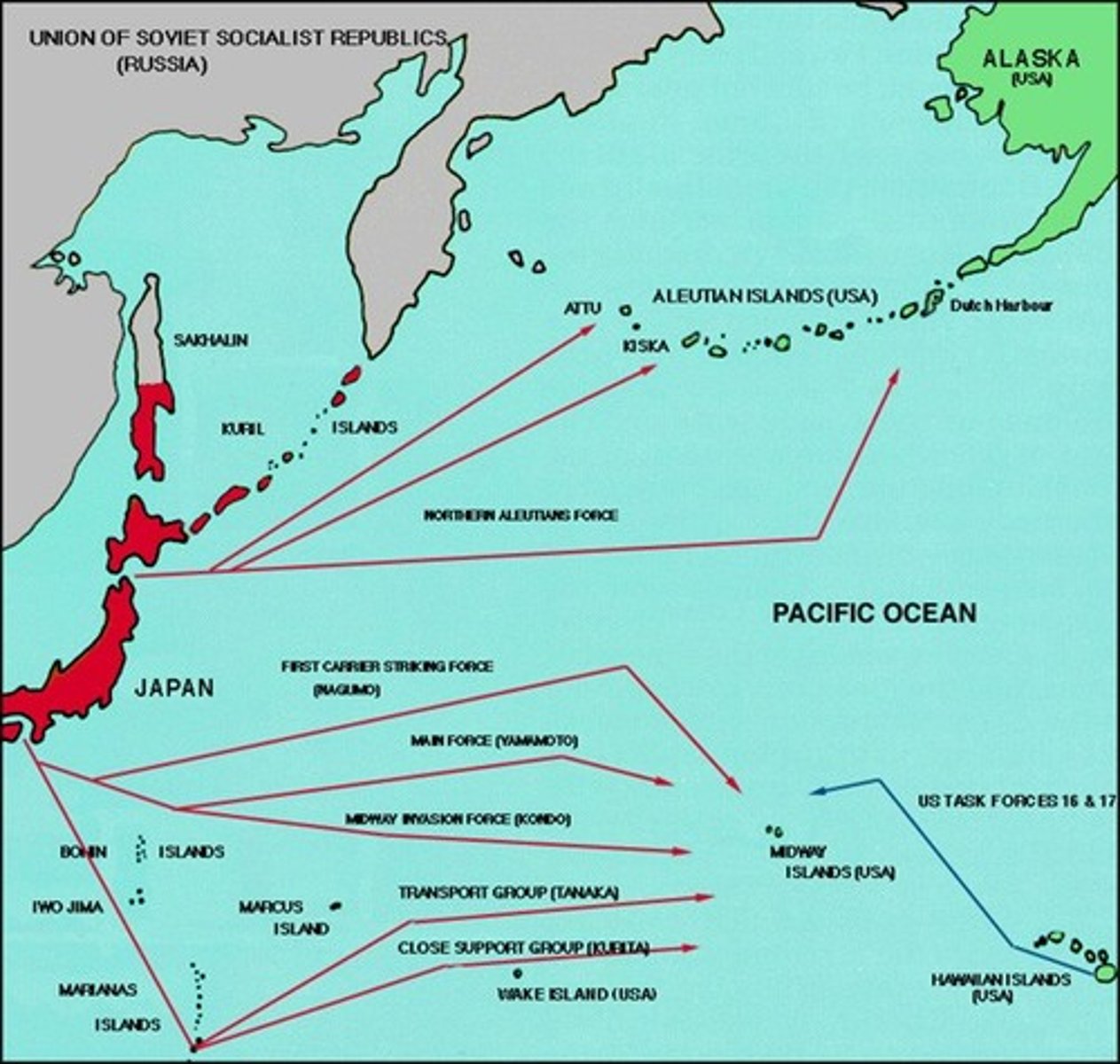 <p>June 4-7, 1942, six months after the Japanese attack on Pearl Harbor, the U.S. Navy won a naval battle against the Japanese Navy that was a turning point in World War II. The Japanese lost four of their best aircraft carriers while the U.S. only lost one. The Japanese Navy never recovered from this defeat, enabling the United States to take the war to Japan.</p>