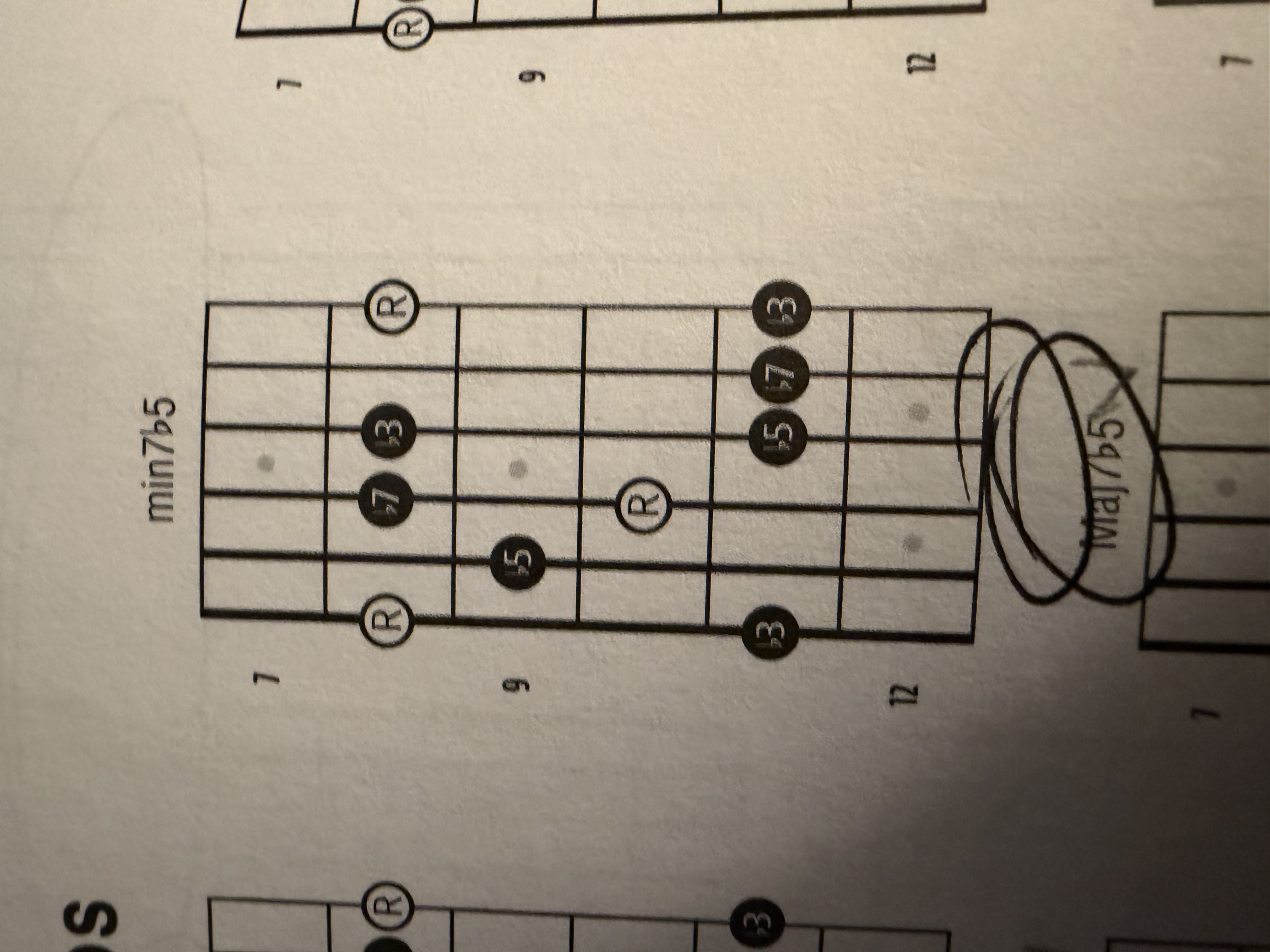 <p>min7b5 Arpeggio</p>
