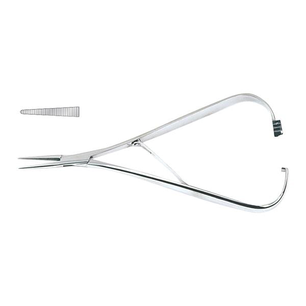 <ul><li><p>to hold and place separators</p></li><li><p>to hold. place, and/or tie ligatures to arch wire</p></li></ul><p></p>