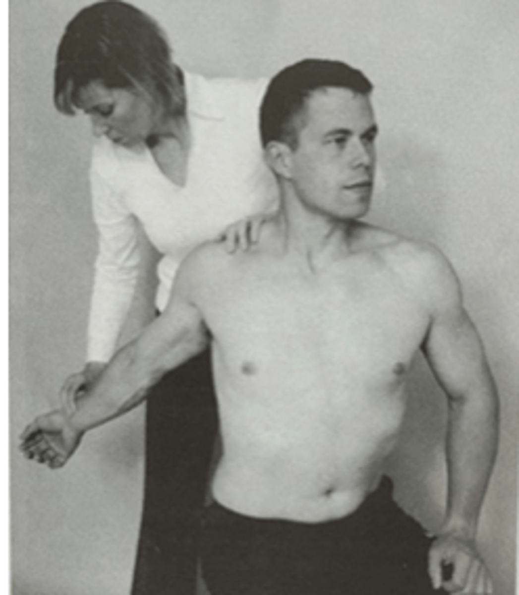 <p>Stretch the right pec minor and SCM muscles (grade 3 manips of the first and second ribs was wrong answer because you need a grade 5)</p>