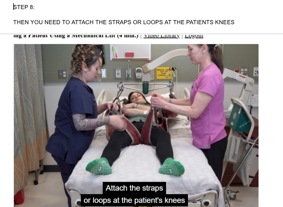 <p><span style="background-color: transparent;">THEN YOU NEED TO ATTACH THE STRAPS OR LOOPS AT THE PATIENTS KNEES</span></p>
