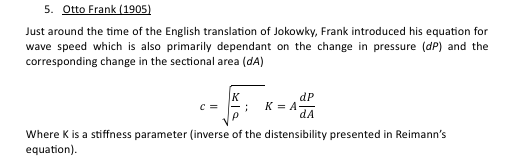 <p>c=sqrt(k/p) ; K=A(dP/dA)</p>