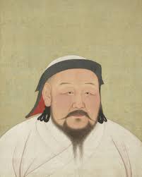 <p><strong>Portrait de Kubilai Khan (Shizu)</strong></p><p>Artiste : <strong>atelier impérial</strong> (anonyme)<br>Sujet : Kubilai Khan (empereur <strong>Shizu</strong>)<br>Date : <strong>fin du XIIIe siècle (dynastie Yuan)</strong><br>Technique : <strong>encre et couleurs sur soie</strong><br>Lieu : National Palace Museum</p><div data-type="horizontalRule"><hr></div><p> <span data-name="jigsaw" data-type="emoji">🧩</span> Type </p><p>Portrait impérial officiel.</p><div data-type="horizontalRule"><hr></div><p> <span data-name="jigsaw" data-type="emoji">🧩</span> Sujet </p><p>Portrait de <strong>Kubilai Khan</strong>, fondateur de la <strong>dynastie Yuan</strong> (1271-1368), petit-fils de Gengis Khan.</p><div data-type="horizontalRule"><hr></div><p> <span data-name="art" data-type="emoji">🎨</span> Description </p><ul><li><p>empereur <strong>assis de face</strong></p></li><li><p>pose parfaitement symétrique</p></li><li><p>riche <strong>robe impériale</strong> en soie</p></li><li><p>coiffe officielle mongole</p></li><li><p>visage calme et impassible</p></li><li><p>fond neutre.</p></li></ul><div data-type="horizontalRule"><hr></div><p> <span data-name="gear" data-type="emoji">⚙</span> Caractéristiques stylistiques </p><ul><li><p><strong>frontalité et symétrie</strong></p></li><li><p>dessin très précis</p></li><li><p>couleurs sobres</p></li><li><p>réalisme du visage</p></li><li><p>absence de mouvement.</p></li></ul><div data-type="horizontalRule"><hr></div><p> <span data-name="sunrise" data-type="emoji">🌅</span> Style </p><p><span data-name="point_right" data-type="emoji">👉</span> <strong>Dynastie Yuan</strong><br><span data-name="point_right" data-type="emoji">👉</span> portrait officiel de cour<br><span data-name="point_right" data-type="emoji">👉</span> héritage des portraits impériaux des Song, adapté au pouvoir mongol.</p><div data-type="horizontalRule"><hr></div><p> <span data-name="brain" data-type="emoji">🧠</span> Particularité majeure </p><p><span data-name="point_right" data-type="emoji">👉</span> Le portrait insiste sur <strong>l'autorité et la légitimité</strong> de Kubilai Khan comme empereur de Chine.</p><p><span data-name="arrow_right" data-type="emoji">➡</span> Malgré son origine mongole, il adopte les codes visuels de la tradition impériale chinoise.</p><div data-type="horizontalRule"><hr></div><p> <span data-name="brain" data-type="emoji">🧠</span> Sens </p><ul><li><p>affirmation du pouvoir impérial</p></li><li><p>continuité de l'État chinois sous les Yuan</p></li><li><p>image destinée au culte des ancêtres impériaux.</p></li></ul><div data-type="horizontalRule"><hr></div><p> <span data-name="fire" data-type="emoji">🔥</span> Importance </p><p>Portrait emblématique de la <strong>dynastie Yuan</strong>, illustrant la fusion entre les traditions mongoles et chinoises après la conquête de la Chine par Kubilai Khan.</p><div data-type="horizontalRule"><hr></div><p> <span data-name="bullseye" data-type="emoji">🎯</span> Indice pour l'examen </p><p><strong>Empereur mongol assis de face, en riche robe impériale, parfaitement symétrique sur fond neutre</strong> → <strong>Portrait de Kubilai Khan (Shizu)</strong>.</p>