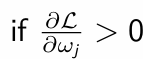 <p>What do we do to the value of ω<sub>j</sub>?</p>