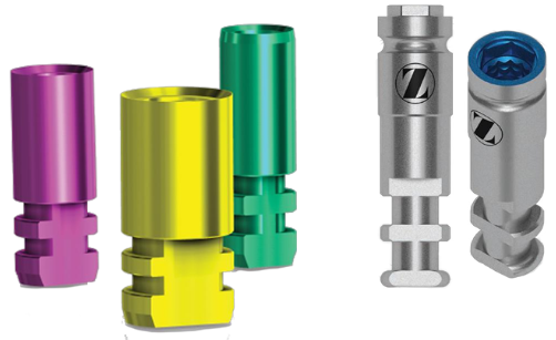 <p><span>are screwed directly into the impression coping </span><span style="color: rgb(255, 0, 0);">to replicate exactly the top of the implant fixture </span><span>in the laboratory cast</span></p><p><span>• this allows laboratory technician to have an accurate and flexible representation of soft tissue</span></p><p><span style="color: rgb(255, 0, 0);">[listen record on this part, &amp; see ppt again]</span></p>