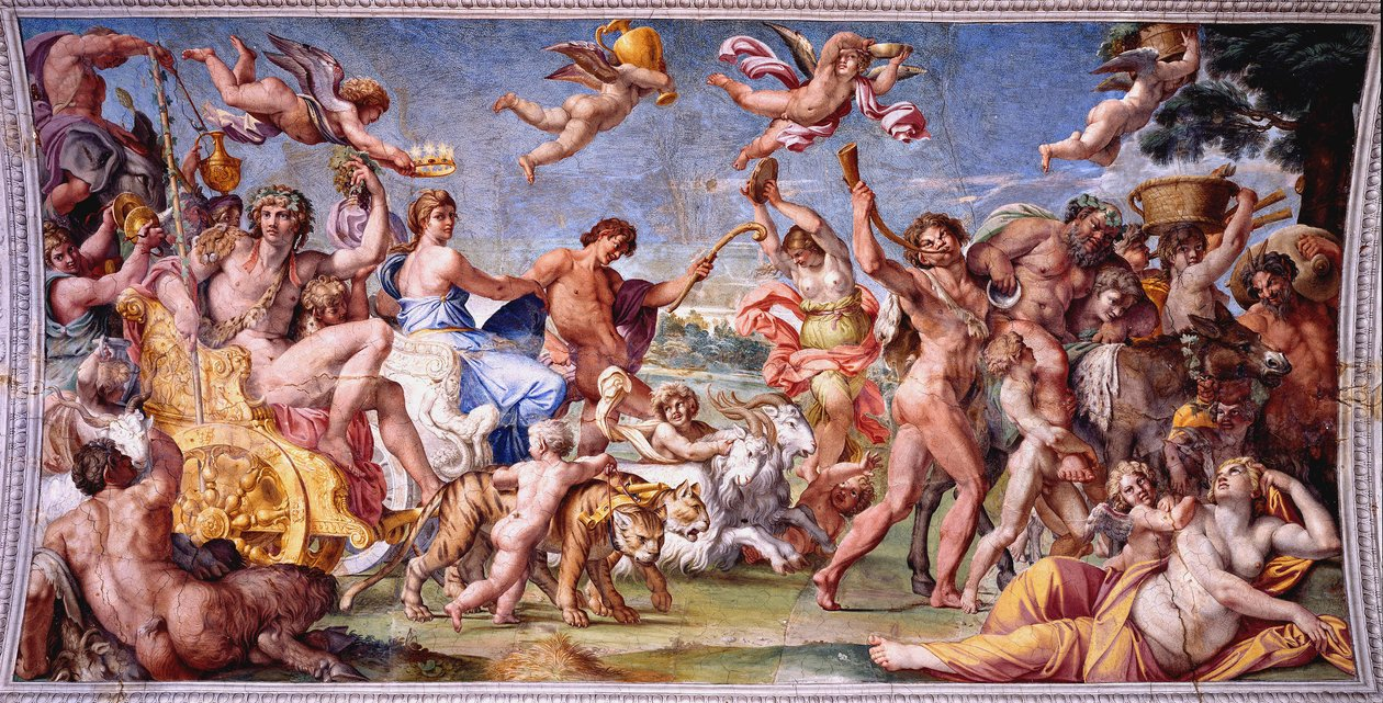 <p>Triunfo de Baco y Ariadna - Caracci</p>