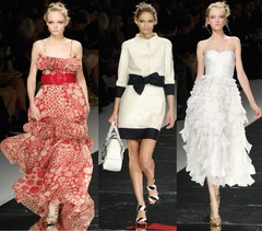 <p>fashion designs; clothes created by fashion designers</p><p>Jane works for a department store chain and they sent her to Paris to study the latest ______.</p>
