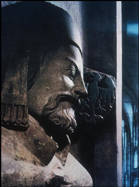 <p>Peter Parler and Shop, Triforium Bust from St. Vitus Cathedral, Prague, 1375-1379 </p>