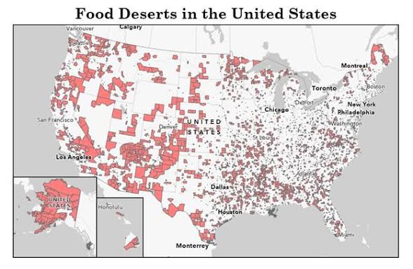 <p>Food Deserts</p>