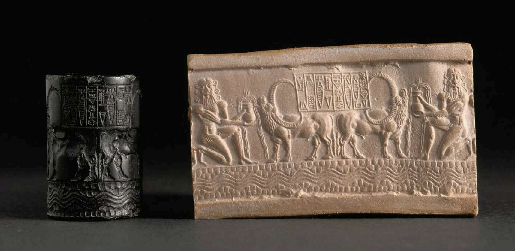 <p>Apogée de la glyptique sous Naram-Sîn et Sharkalisharri</p>