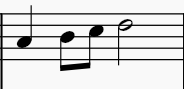 <p>Eighth notes can be used on weak quarter beats in passing or lower neighbour motion, but not upper neighbour motion.</p>