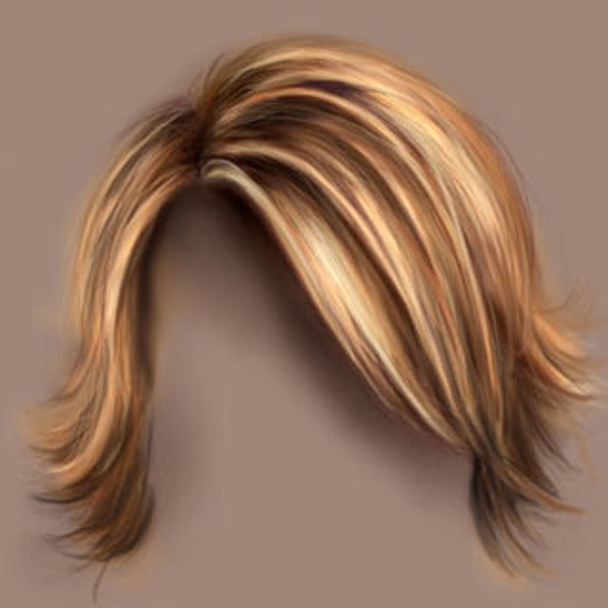<p>the hair</p>