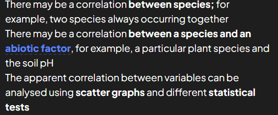 <p>association or relationship between variables</p>