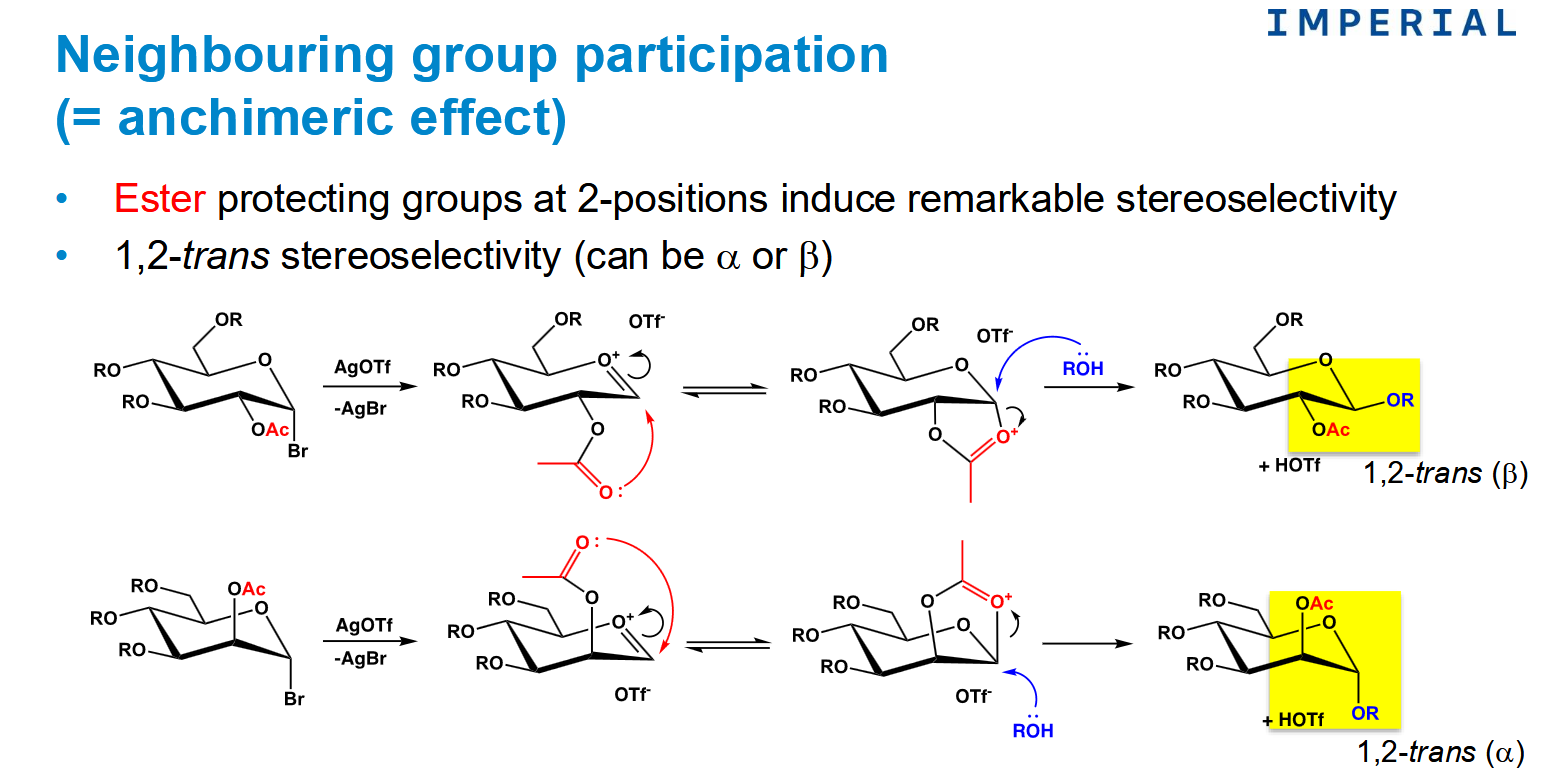 <p>Depending on the side of the ring the ester is on, it will block nucleophilic attack on that side, essentially locking the sterics of the product.</p>