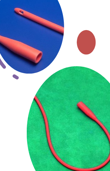 <p>straight/in and out</p><p>made of rubber</p>