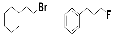 <p>halide (halogen) group on a chain</p>