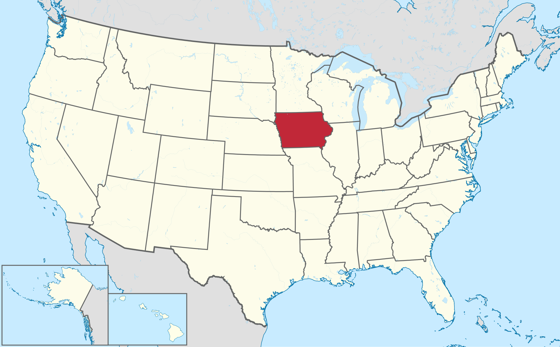 <p>Iowa</p>