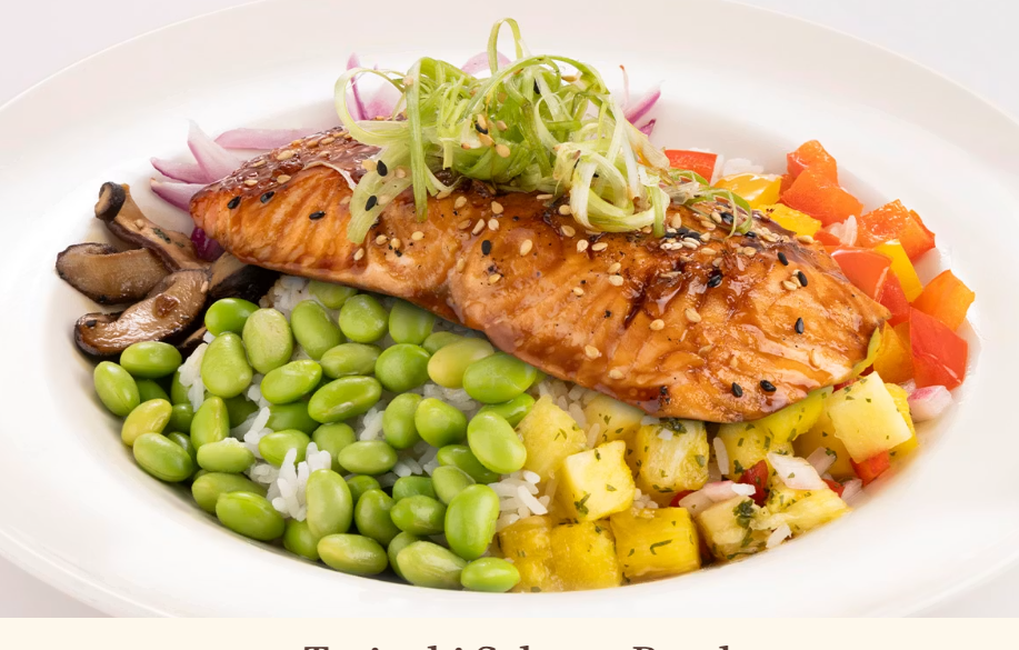 <p>Charbroiled and Served Over White Rice with Pineapple, Sauteed Vegetables and Sesame Seeds</p>