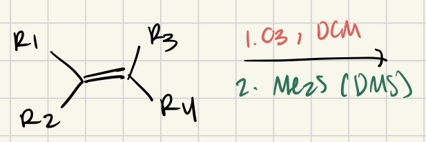 <p>Ozonolysis</p>