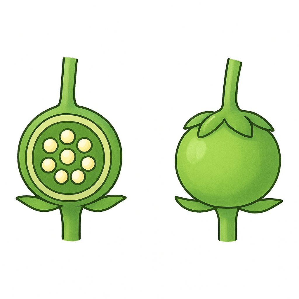 <p>The bottom part of the pistil where fertilization occurs and eggs are kept. It becomes the fruit.</p>