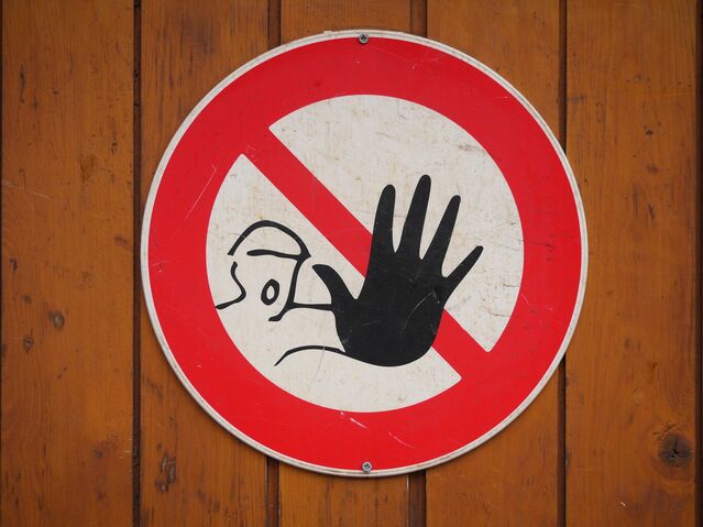 <p>to be careful or watch out</p>
