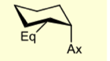 <p>what are 1,2 eq/ax substituents to eachother?</p>