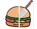 <p>Cold War Event #1 One is a bun. (The bun is cut in half).</p>