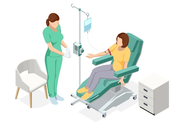 <p>Chemotherapy is medicine that kills cancer cells.</p><p>Example: A patient takes strong medicine to destroy bad cells.</p>