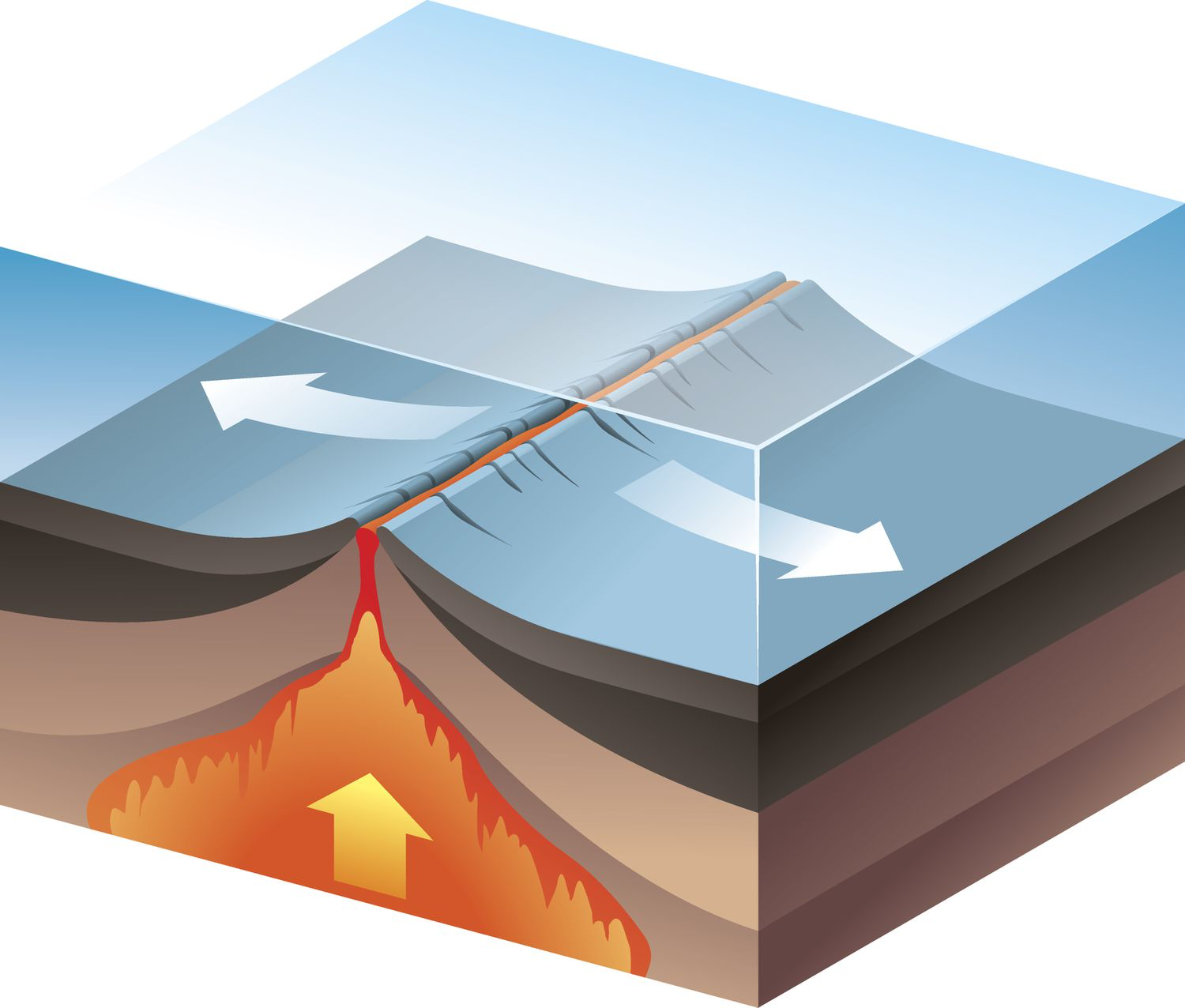 <p>Can cause earthquakes as plates pull apart and magma rises, but these earthquakes are smaller</p>