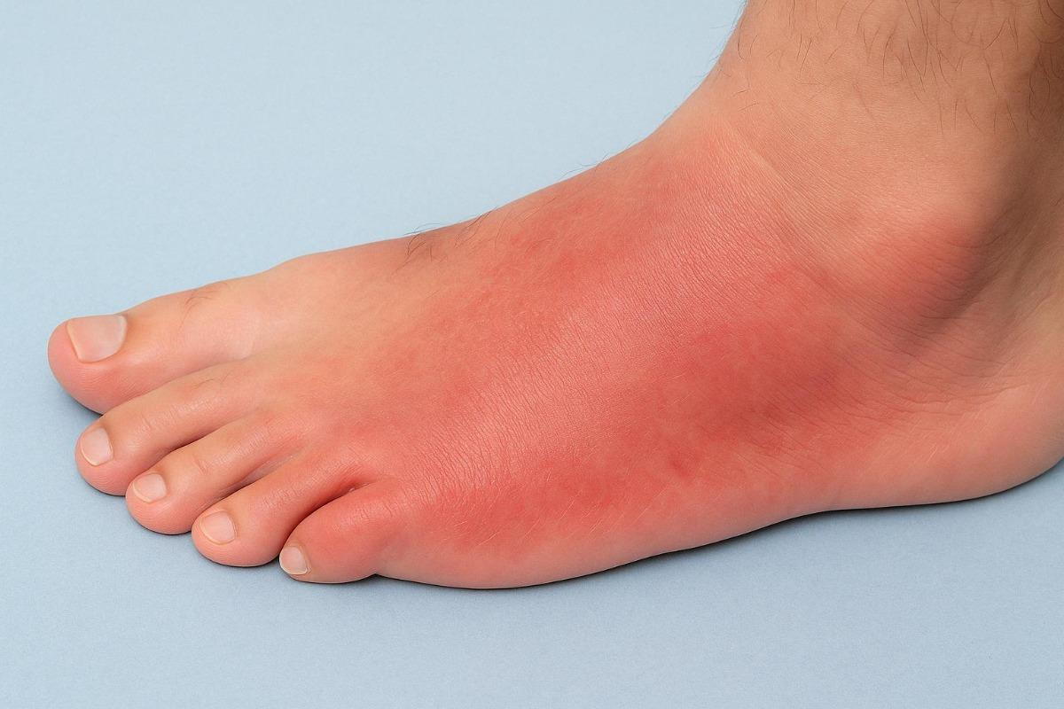 <p>A bacterial infection involving the deeper layers of the skin.</p>
