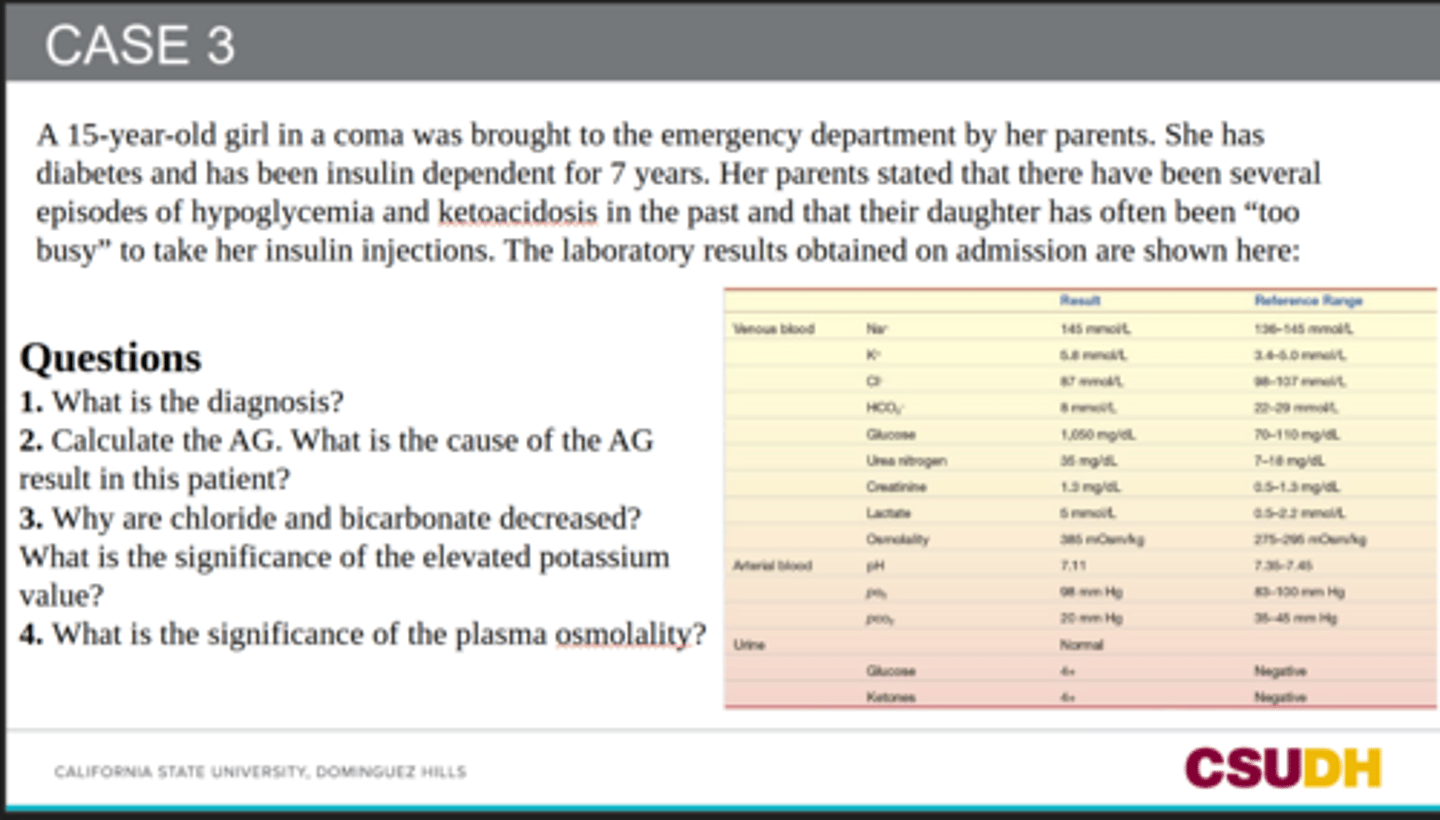 <p>Why are chloride and bicarbonate decreased?</p>