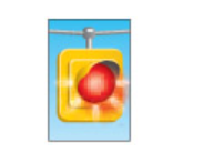 <p>flashing red beacon at a stop sign</p>