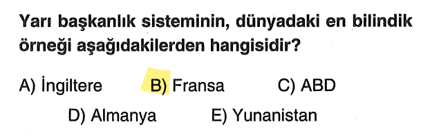 <p>Bu sistemde hem güçlü bir Cumhurbaşkanı hem de Meclis'e karşı sorumlu bir Başbakan vardır. Dünyadaki "ikonik" örneği ise her zaman <strong>Fransa</strong>'dır.</p>