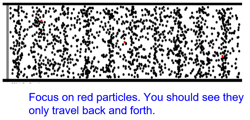 <ul><li><p><span>particles move parallel to the motion of the wave</span></p></li><li><p><span>e.g: sound waves</span></p></li></ul><p></p>