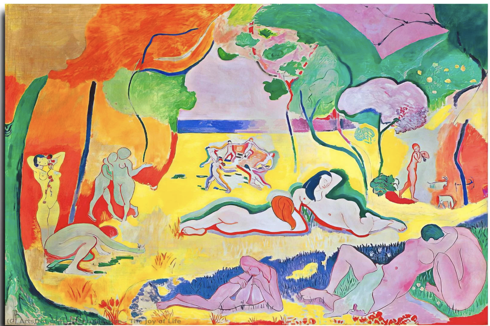 <p>Henri Matisse (The Joy of Life, 1905-06) </p>