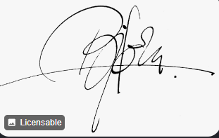 <p>signature - s</p>