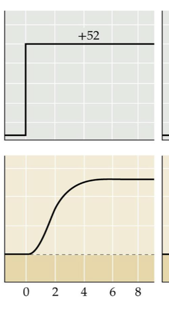 <p>Why is there almost no early current when the membrane is clamped near +52 mV?</p>