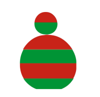 <p>- Bolvormig</p><p>- Rood-groen horizontaal gestreept</p><p>- Topteken is een rood-groene bol</p>