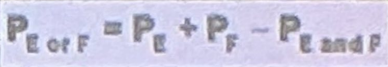<p>[ADDITION RULE “OR”]<br>Two or more events that can happen in the same trial<br></p>