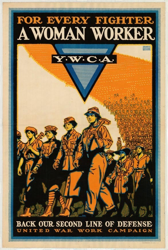 <p>A teacher shows students a World War I propaganda poster urging citizens to support the war effort. Which classroom connection is most appropriate?</p>