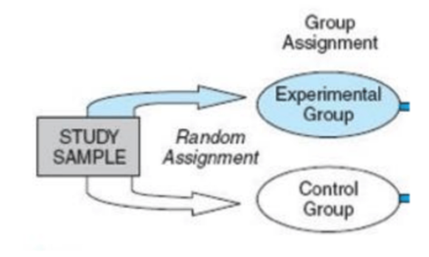 <p>- The use of random assignment to treatment conditions and manipulation of the independent variable</p>