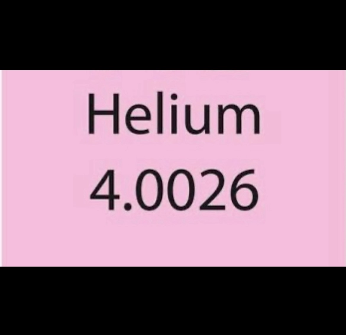 <p>Helium (4.0026)</p><p><span>Helium is lighter than air and non-reactive, used in party BALLOONS.</span></p><p><br></p>
