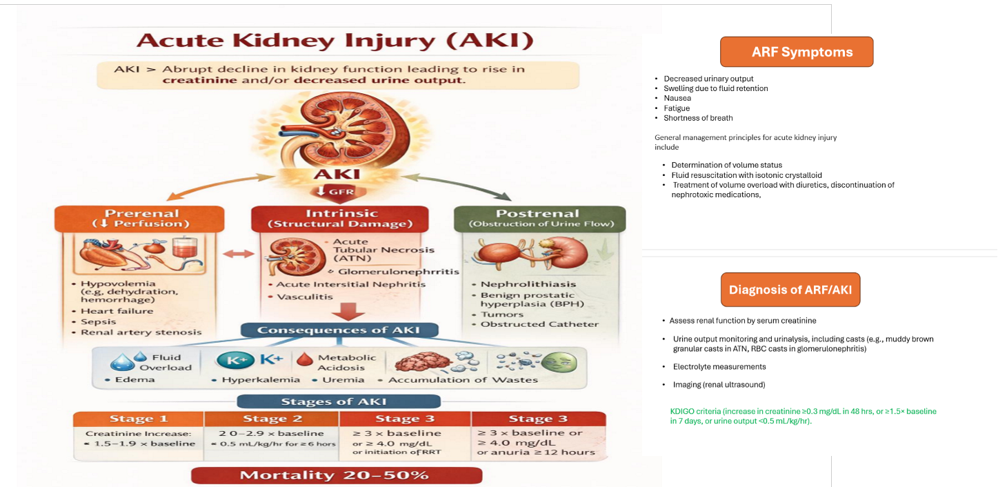 <p>Acute tubular necrosis</p>