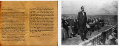 <p>Speech given by Abraham Lincoln at a memorial for Union soldiers that died at the Battle of ______________.</p>
