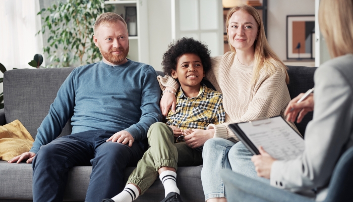 <p>adoptive parents</p>